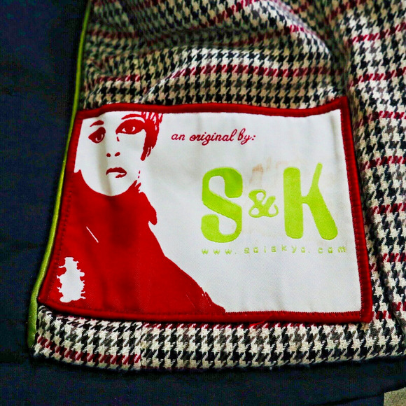 Soia & Kyo Size XS Charlie Crop Jacket Peacoat Moto Style Black - Picture 8 of 11